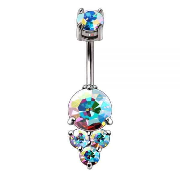 Surgical steel belly ring