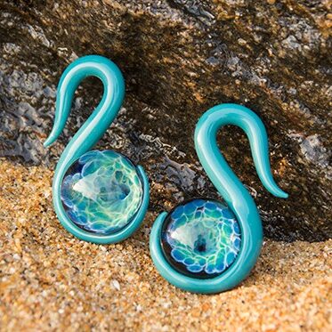 Ocean earrings body piercing